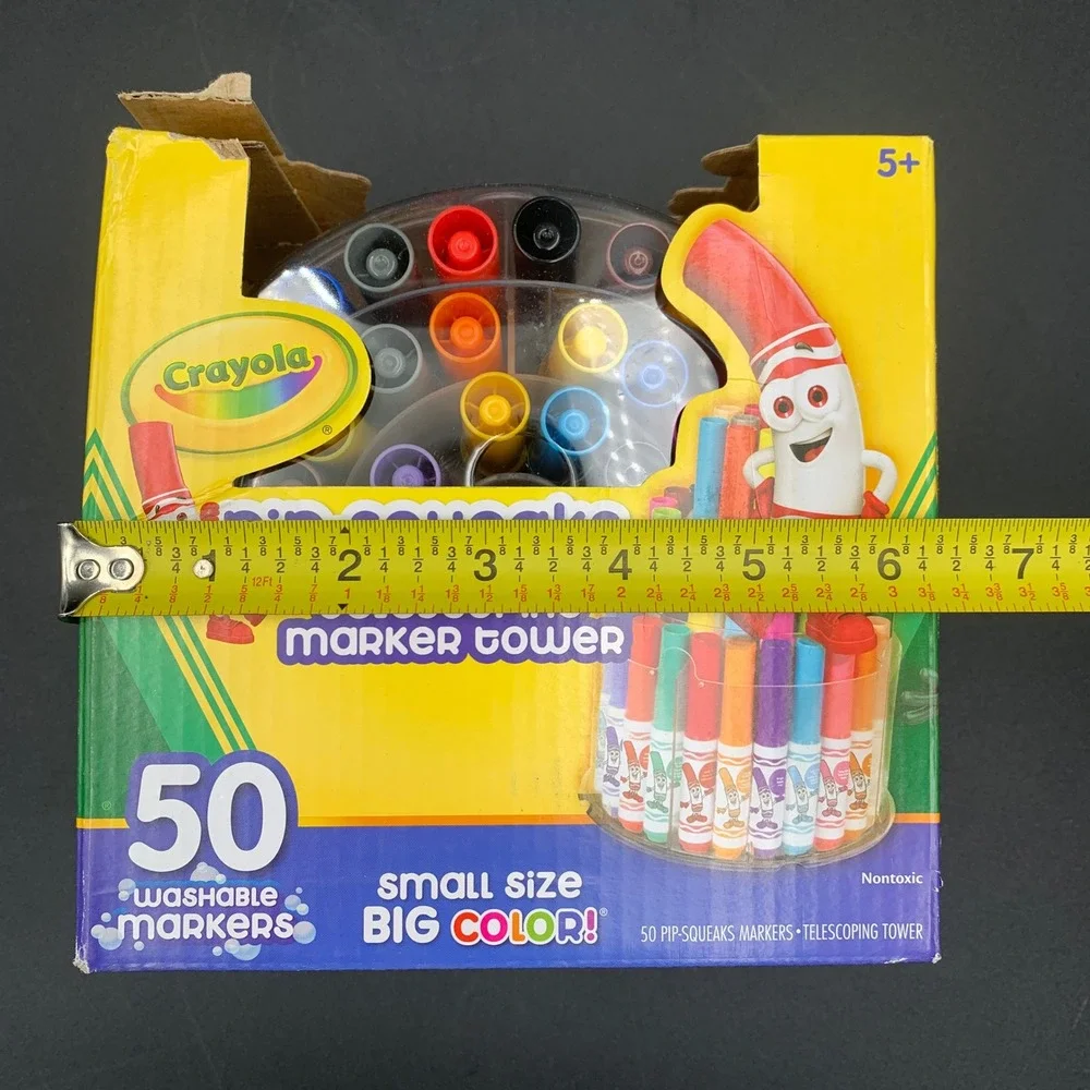 Crayola Pip-Squeaks Telescoping Marker Tower 50 Washable Markers 58-8750